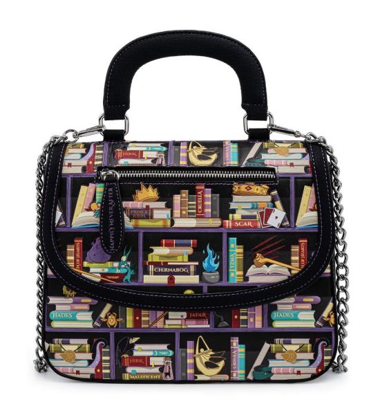 Loungefly Disney: Villains Books Crossbody Bag