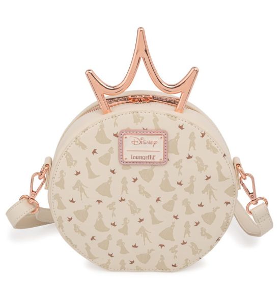 Disney: Ultimate Princess Metal Crown Loungefly Crossbody Bag