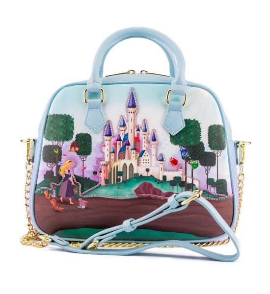 Loungefly Princess: Castle Series Sleeping Beauty Crossbody Bag