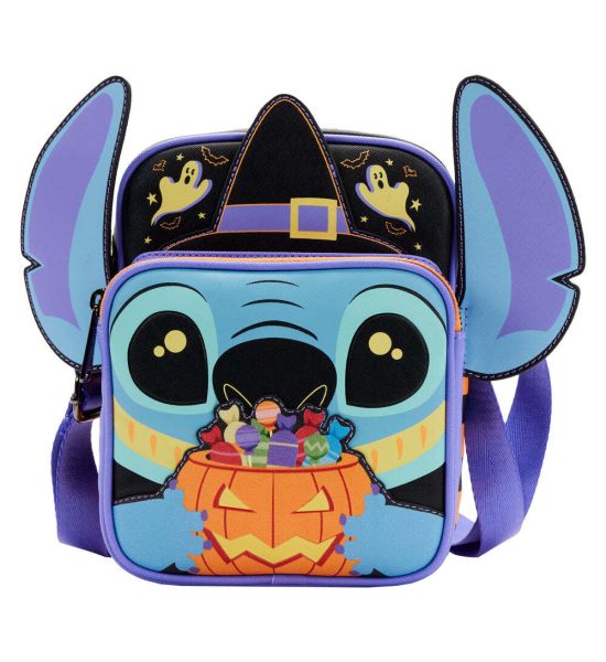 Loungefly Lilo & Stitch: Glow Halloween Candy Cosplay Passport Bag