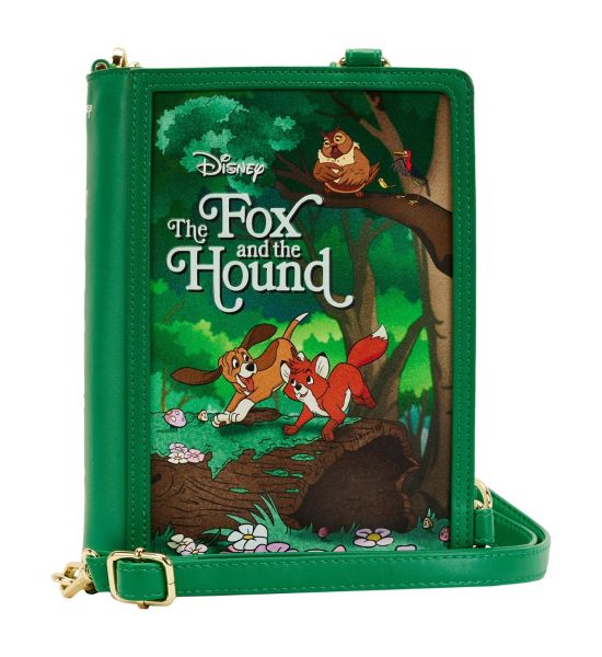 The Fox and the Hound: Classic Books Convertible Loungefly Crossbody Bag