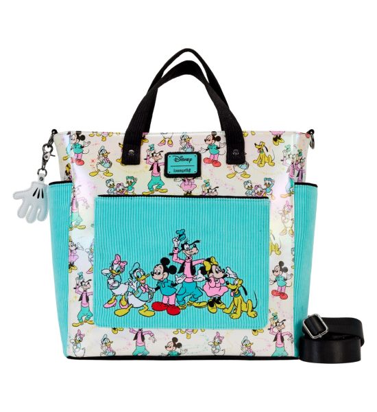 Loungefly Disney: 100 Classic AOP Convertible Tote Bag