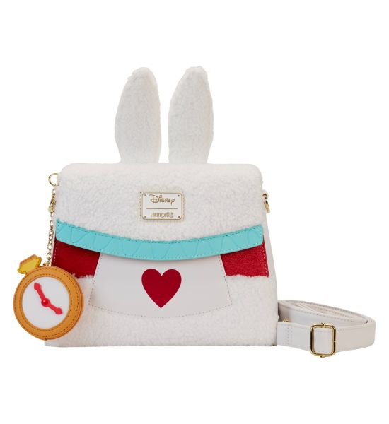 Loungefly Alice In Wonderland: White Rabbit Cosplay Crossbody Bag