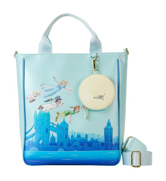 Loungefly Peter Pan: You Can Fly Glow Tote Bag