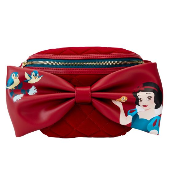 Loungefly Snow White: Classic Bow Velvet Belt Bag