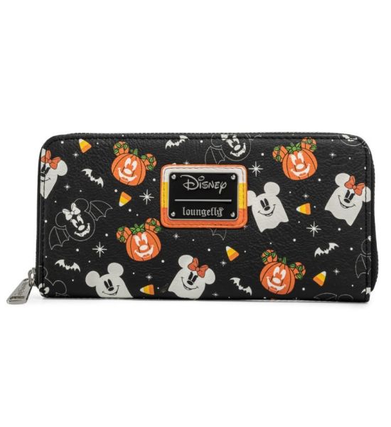 Disney: Spooky Mice Candy Corn Loungefly Zip Around Purse