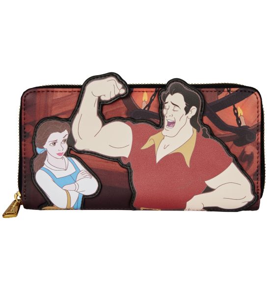 Loungefly Villains: Scene Gaston Zip Around Purse