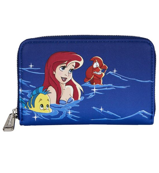 Loungefly The Little Mermaid: Ariel Fireworks Zip Around Purse