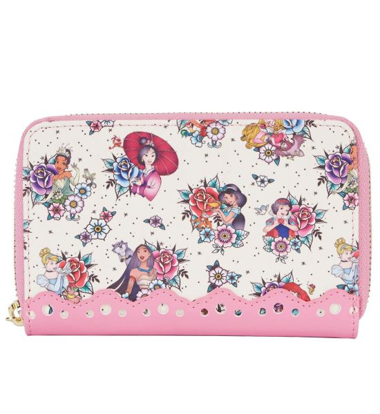 Loungefly Disney Princess: Tattoo All Over Print Wallet