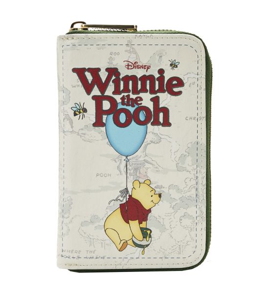 Loungefly Winnie the Pooh: Classic Book Cover Zip Around Wallet