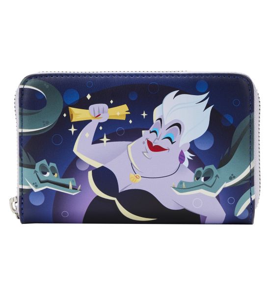 Loungefly The Little Mermaid: Ursula Lair Glow Zip Around Wallet