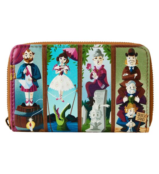 Loungefly Haunted Mansion: Portraits Zip Around Wallet