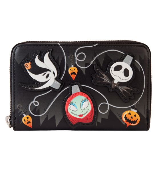 Loungefly Nightmare Before Christmas: Tree Lights Zip Around Wallet