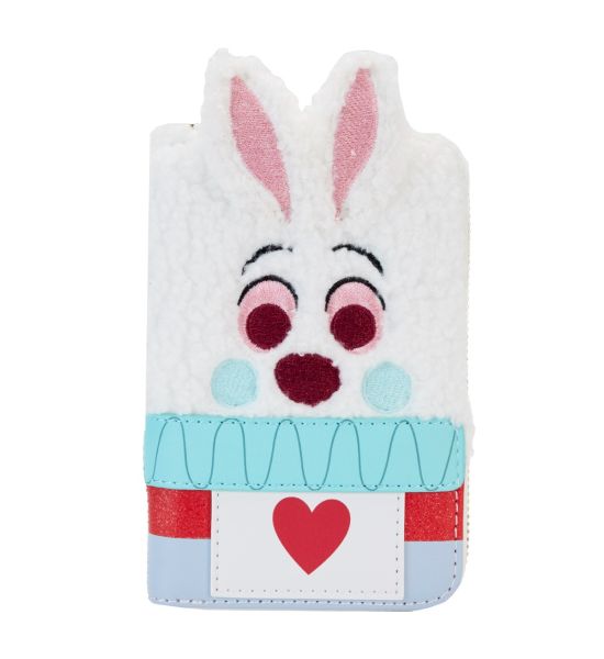 Loungefly Alice In Wonderland: White Rabbit Cosplay Zip Around Wallet