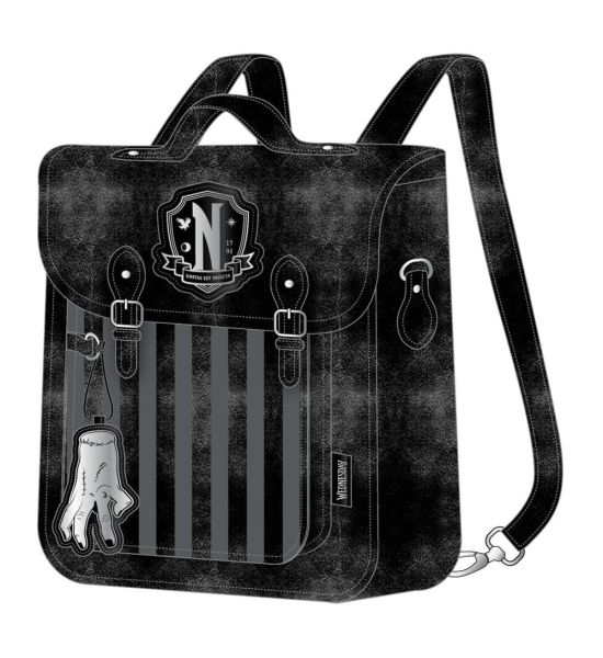 Wednesday Fashion: Nevermore Faux Leather Backpack Preorder