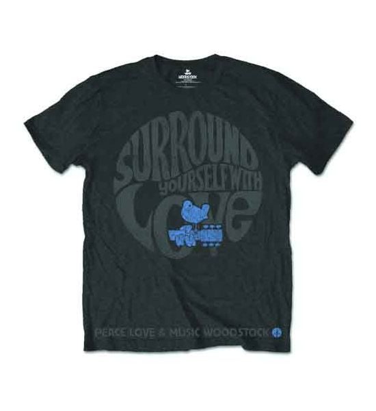 Woodstock: Surround Yourself - Charcoal Grey T-Shirt