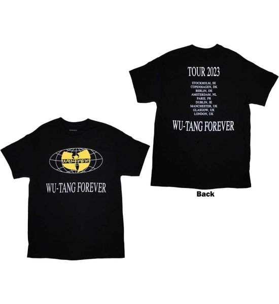 Wu-Tang Clan: Tour '23 Wu-Tang Forever (Back Print) - Black T-Shirt