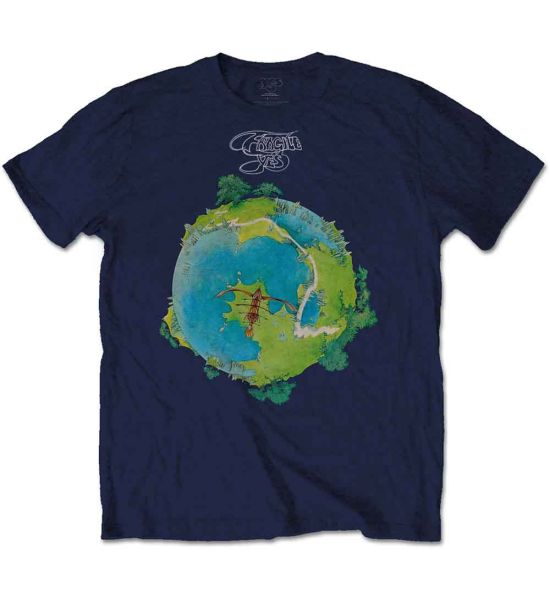 Yes: Fragile - Navy Blue T-Shirt