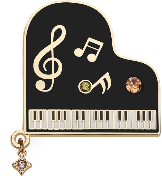 Your Lie in April: Piano Brooch (7cm) Preorder