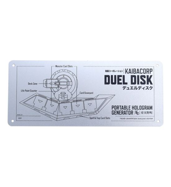 Yu-Gi-Oh!: Duel Disk Schematic Tin Sign