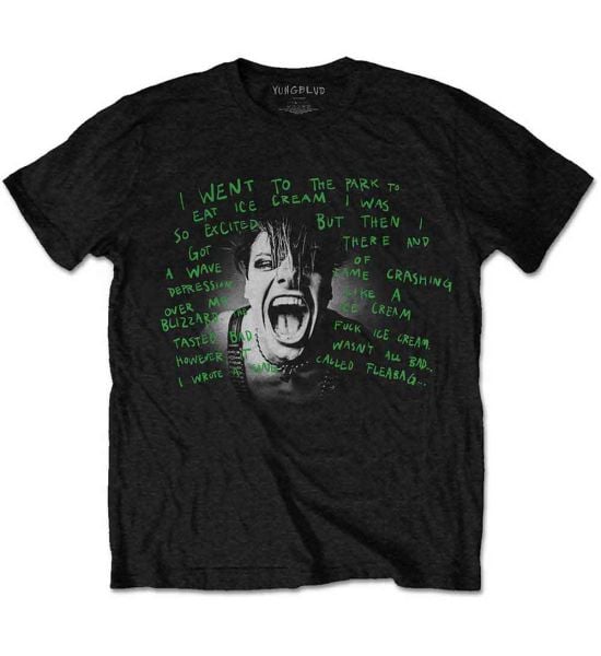 Yungblud: Lyric Photo - Black T-Shirt