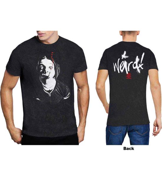 Yungblud: Weird (Dip Dye, Back Print, Mineral Wash, Dye Wash) - Black T-Shirt